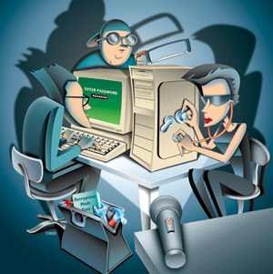 hackers cartoon